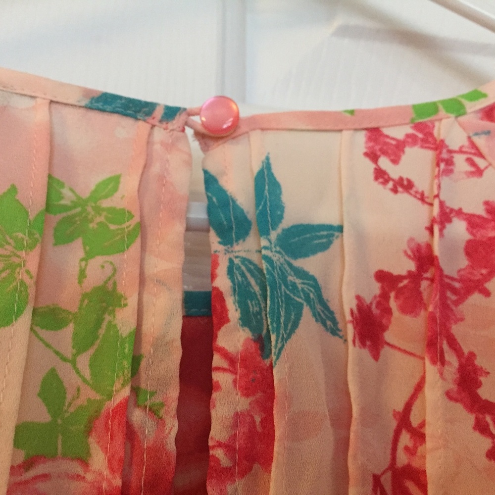 NY Collection Floral blouse size large in women - Picture 5 of 7